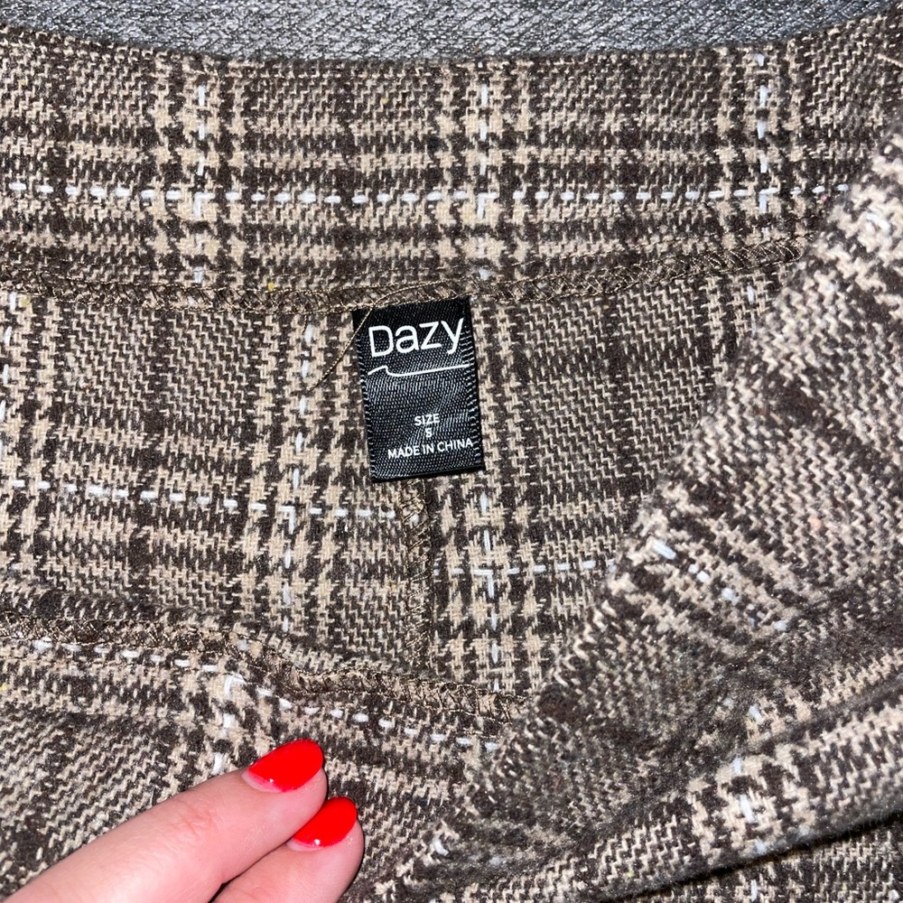 Plaid Mini Skirt (NWOT)